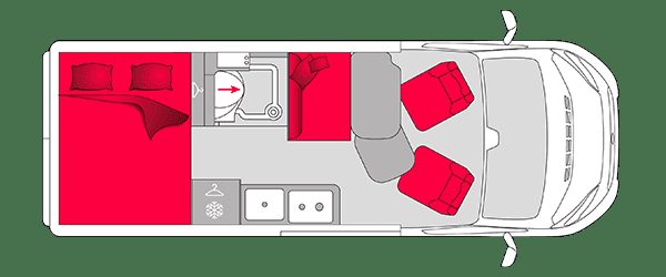 PILOTE VAN V 600 G VEGA AUTOMATICO 2025 599 cm GIA’ CABINA ULTIMO DUCATO FULL