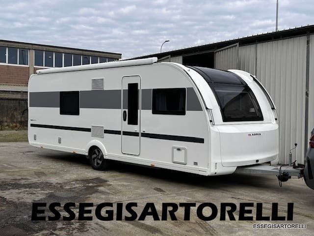 ADRIA NEW ALPINA 663 UK CARAVAN 7 POSTI TOP CLIMA, MOVER, TENDALINO, ALDE 2024