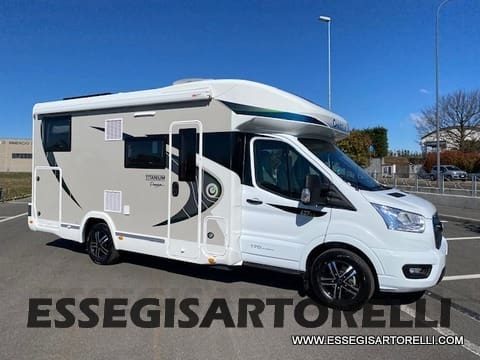 CHAUSSON TITANIUM PREMIUM 627 FULL 170 CV AUTOMATICO 2021 DOPPIO CLIMA E SAT 699 CM - foto 6