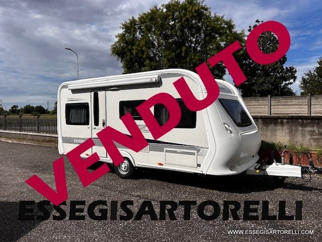HOBBY EXCELLENT 455 UF CLIMA E MOVER CARAVAN 4 POSTI 2012 1.250 KG
