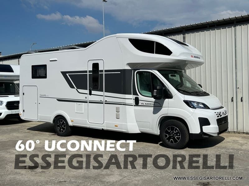 ADRIA 60° NEW CORAL XL A 660 SL GAMMA 2026 LETTI GEMELLI NEW DUCATO UCONNECT