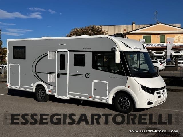 MOTORHOME CHAUSSON TITANIUM LINE 7057 AUTOMATICO 2026 LETTI GEMELLI GARAGE 4 POSTI OMOLOGATI