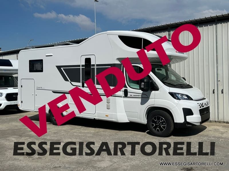 ADRIA NEW CORAL XL A 660 SL GAMMA 2025 LETTI GEMELLI NEW DUCATO MY 25