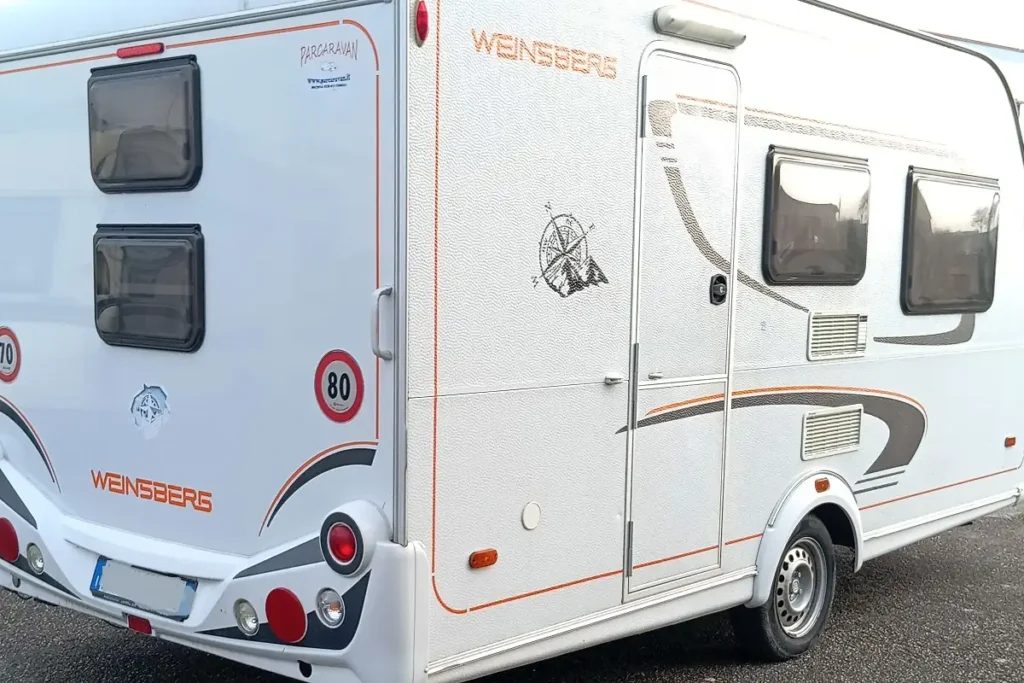 Weinsberg CaraOne 400LK usata | Roulotte 4 posti con veranda - foto 11