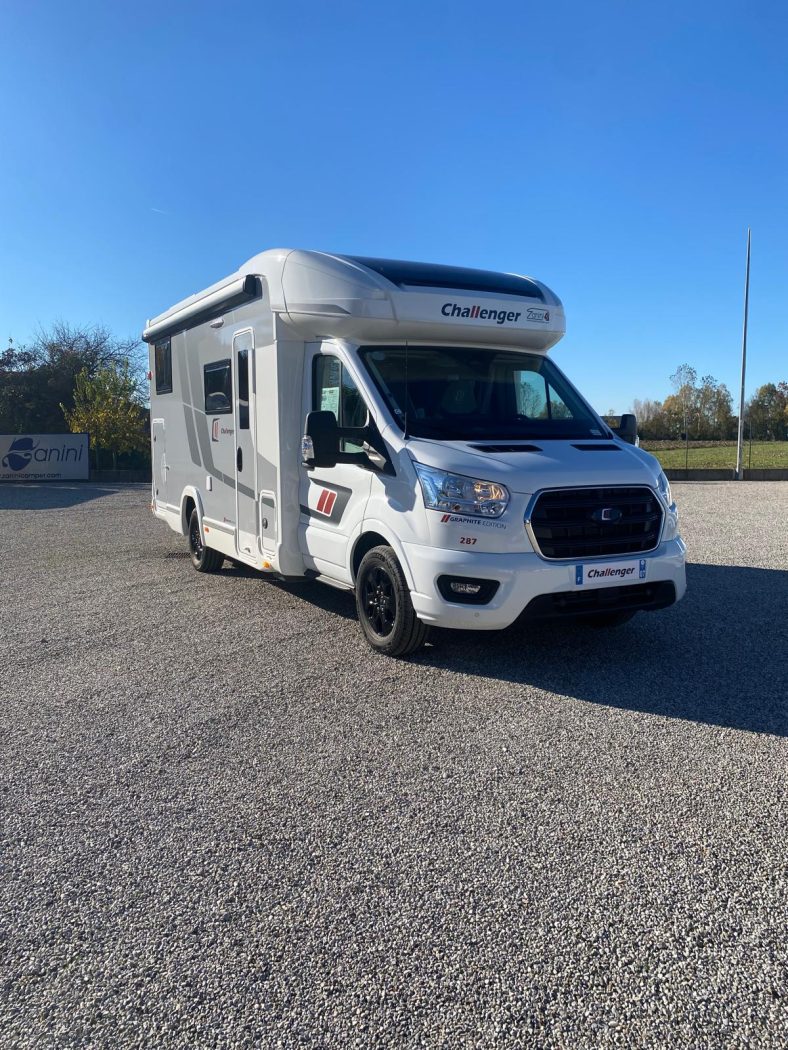 Semintegrale CHALLENGER 287 GRAPHITE EDITION | Zanini Camper