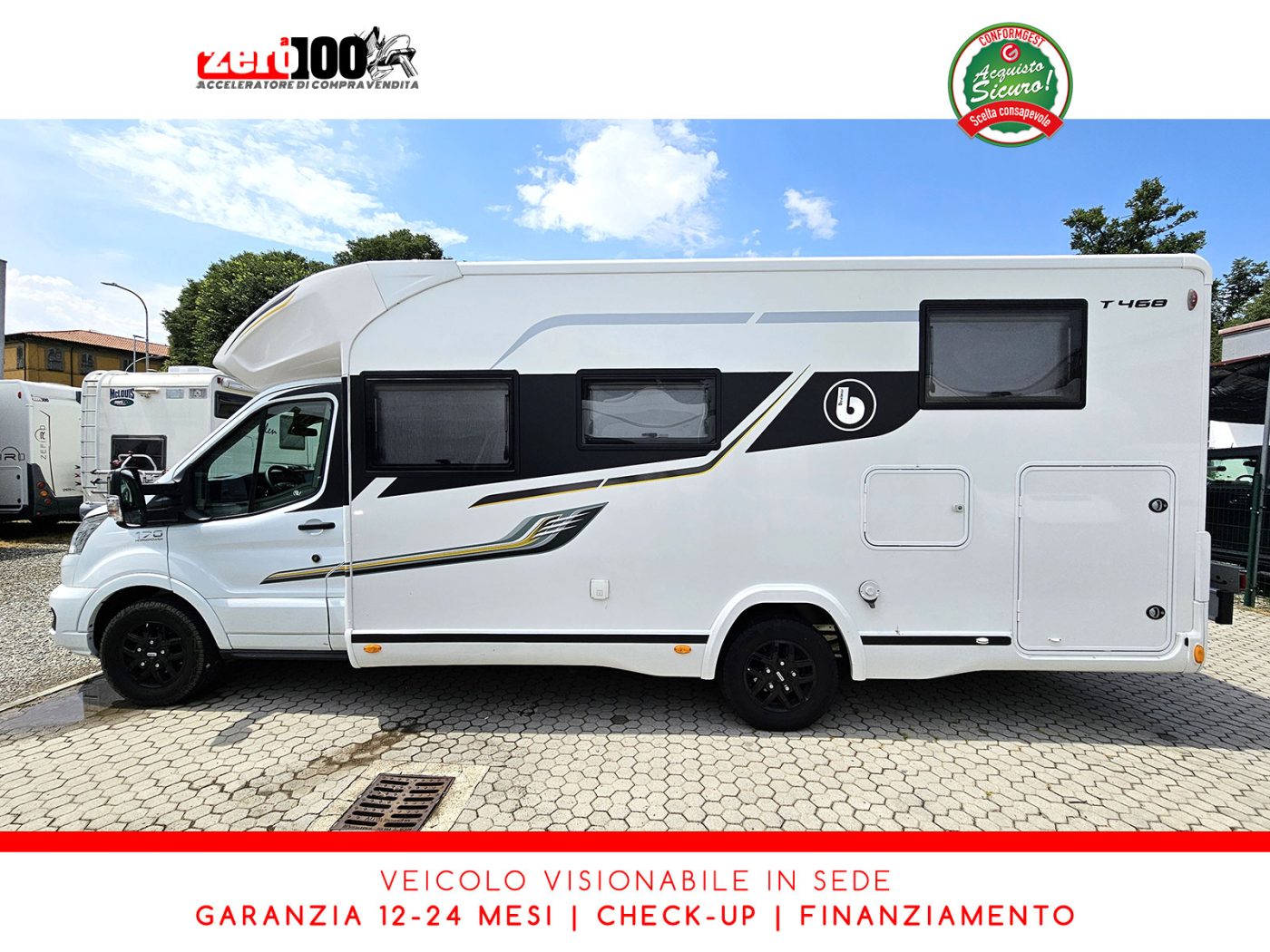 Camper semintegrale Benimar Tessoro T468 Letti gemelli - foto 5