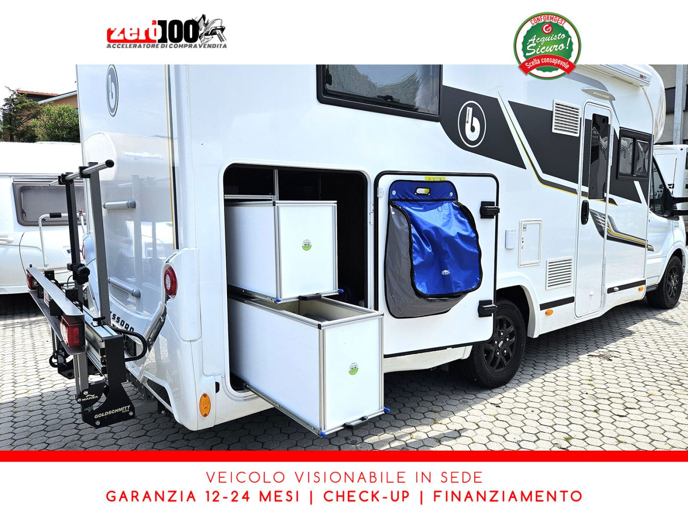 Camper semintegrale Benimar Tessoro T468 Letti gemelli - foto 10