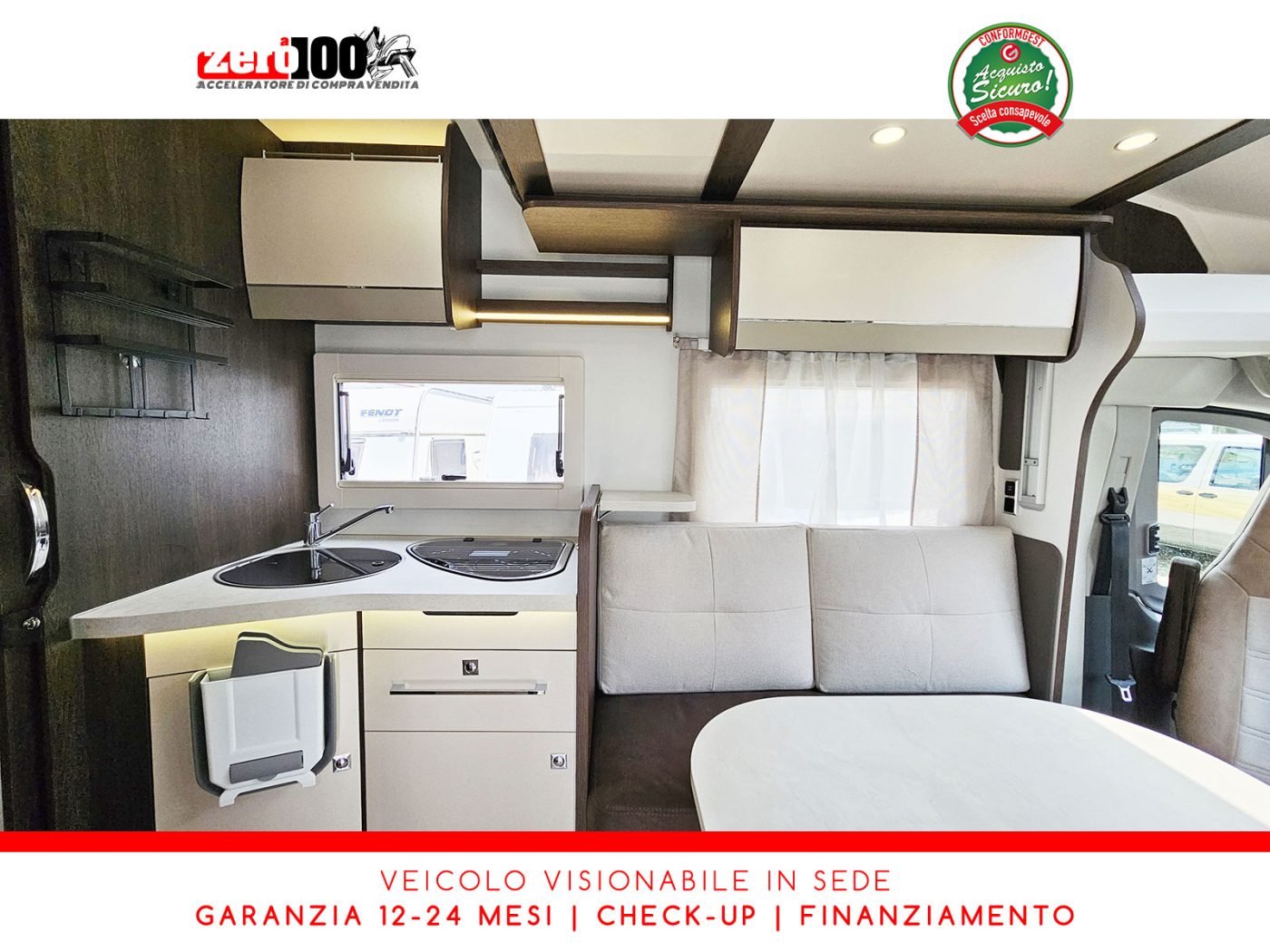 Camper semintegrale Benimar Tessoro T468 Letti gemelli - foto 13