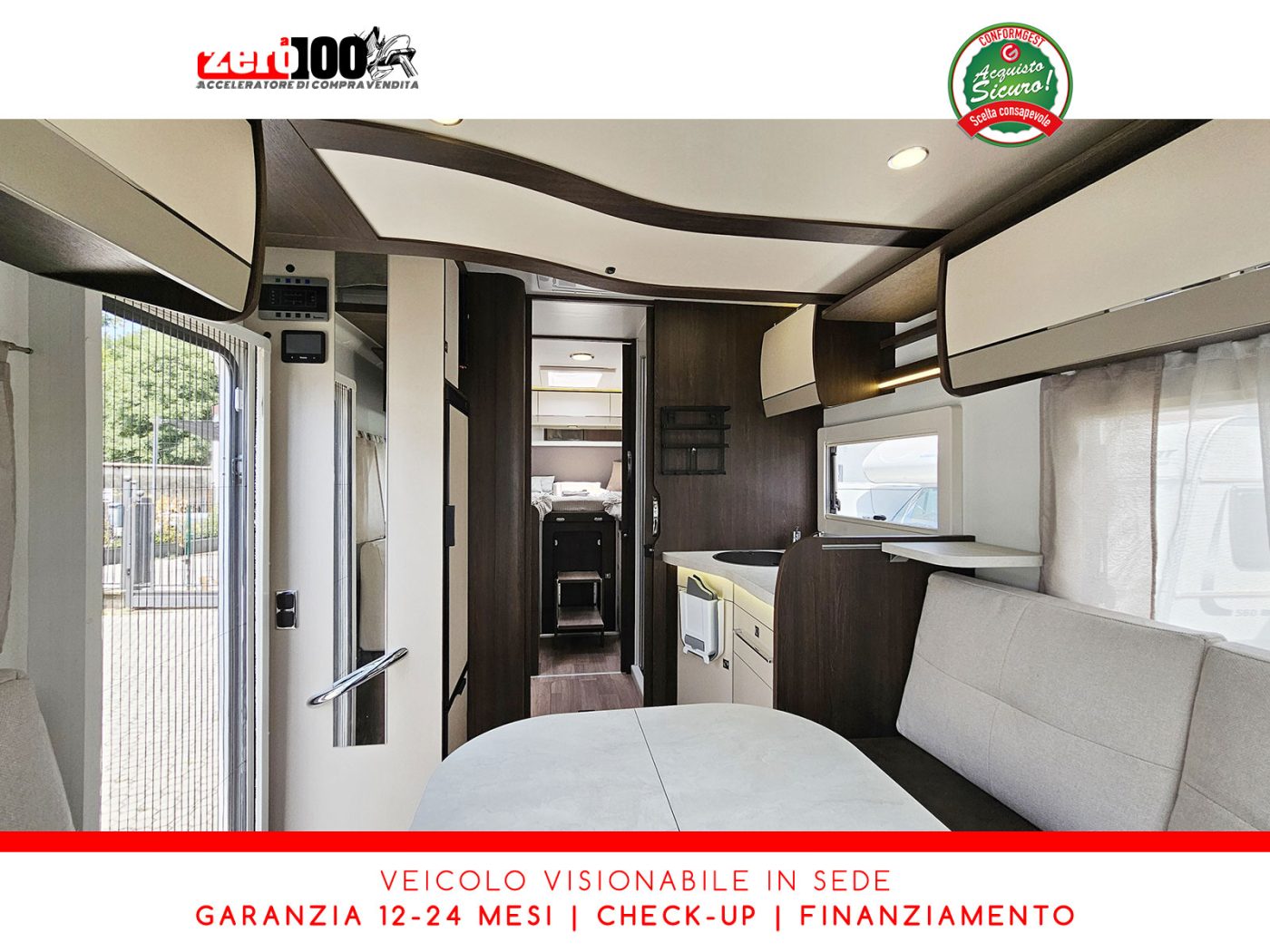 Camper semintegrale Benimar Tessoro T468 Letti gemelli - foto 19