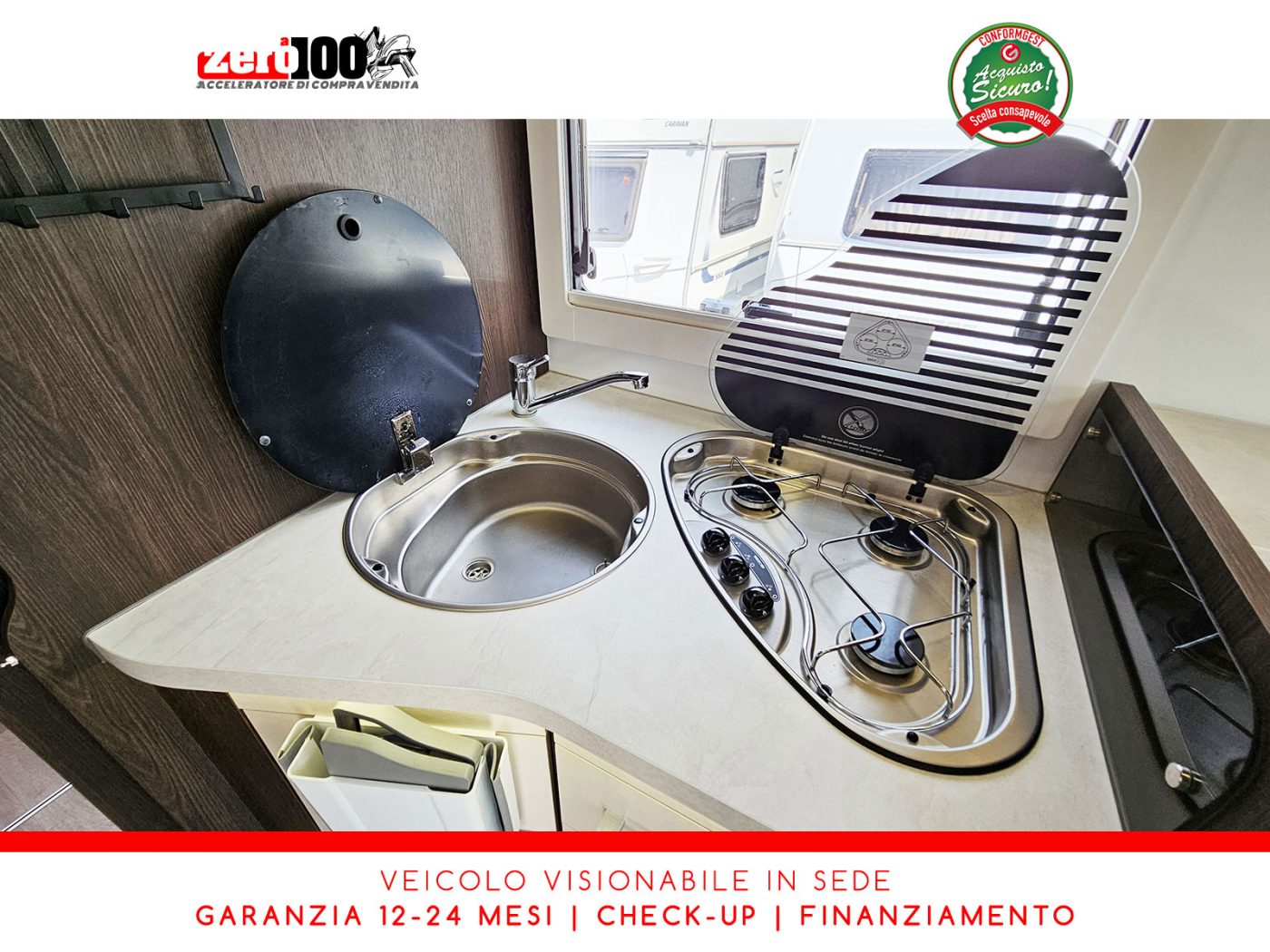 Camper semintegrale Benimar Tessoro T468 Letti gemelli - foto 21