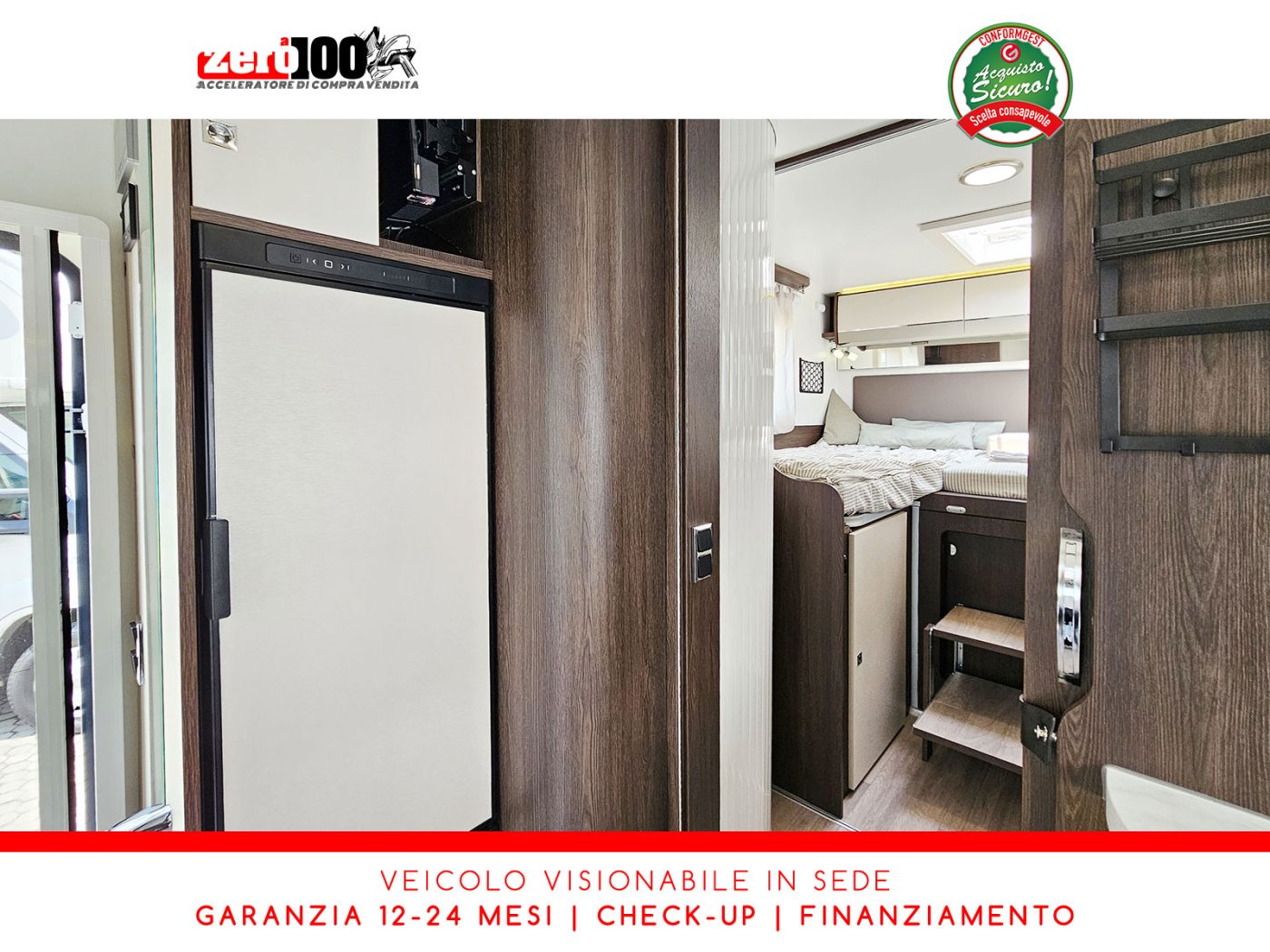 Camper semintegrale Benimar Tessoro T468 Letti gemelli - foto 23