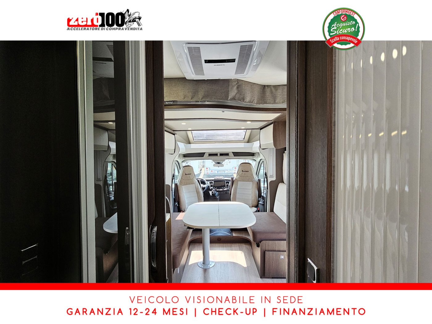 Camper semintegrale Benimar Tessoro T468 Letti gemelli - foto 24