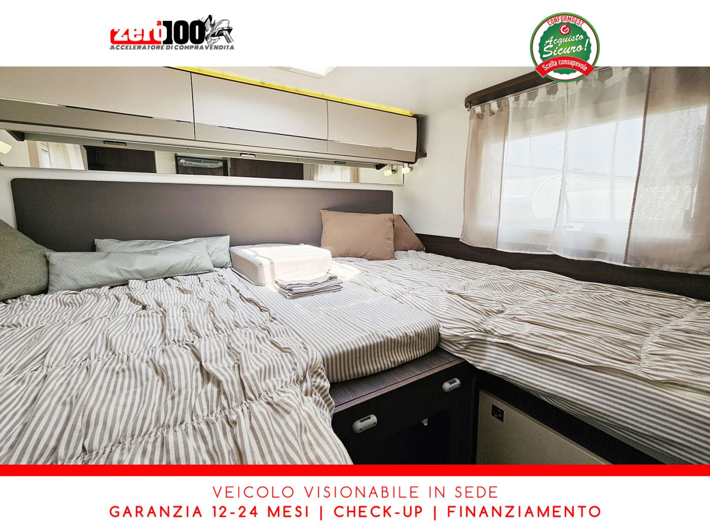 Camper semintegrale Benimar Tessoro T468 Letti gemelli - foto 29