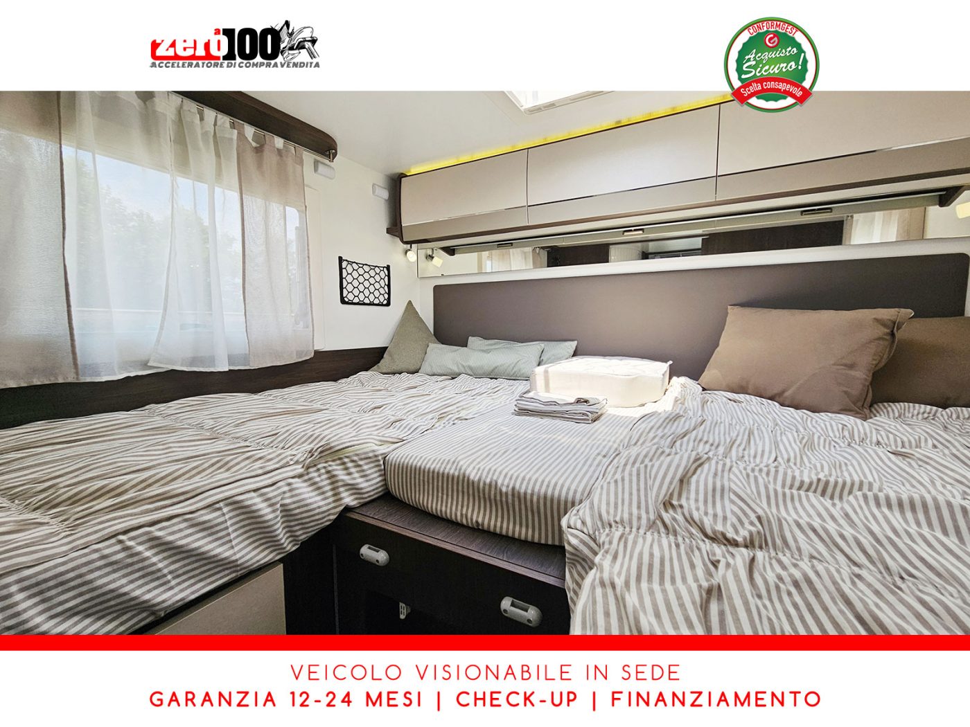 Camper semintegrale Benimar Tessoro T468 Letti gemelli - foto 30