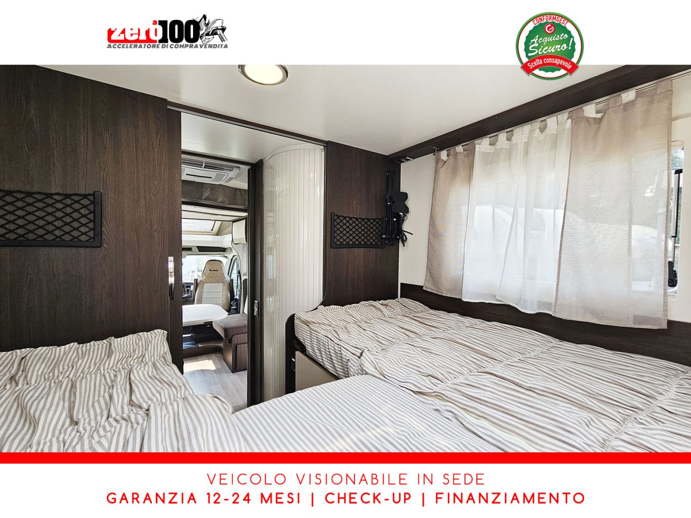 Camper semintegrale Benimar Tessoro T468 Letti gemelli - foto 31