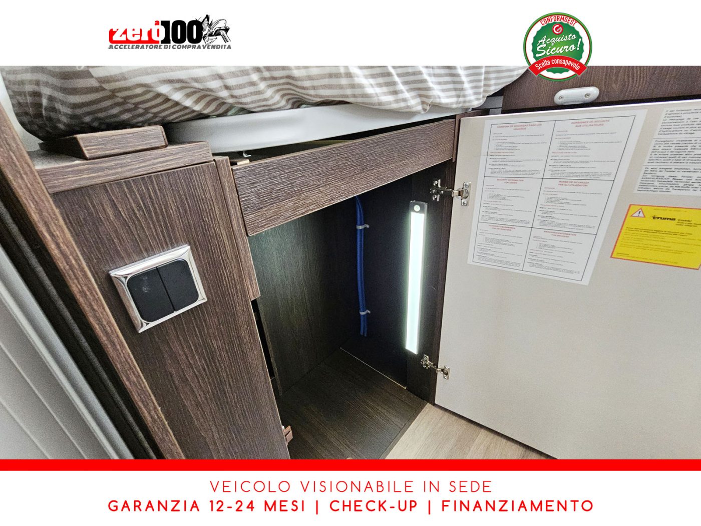 Camper semintegrale Benimar Tessoro T468 Letti gemelli - foto 35