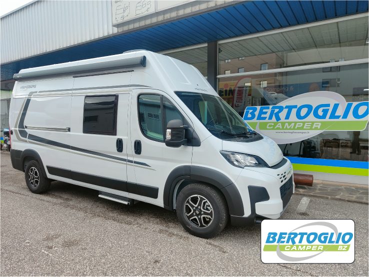 748 WEINSBERG CARABUS GREY 600 DQ FIRE EDITION – FURGONATO TETTO ALTO CON LETTO BASCULANTE
